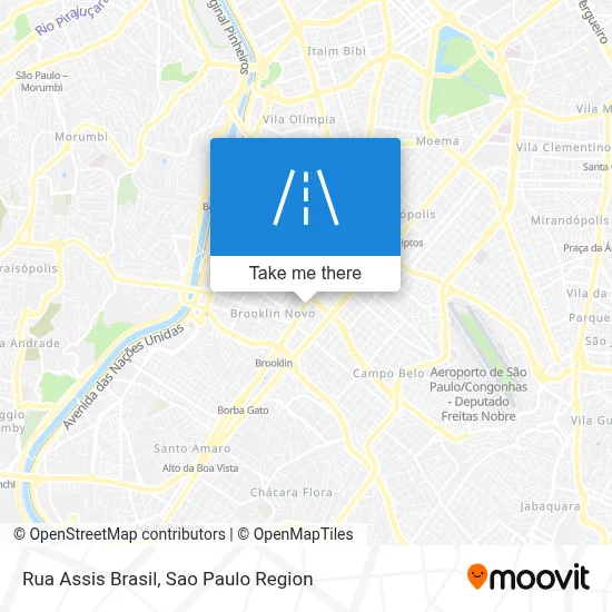Rua Assis Brasil map