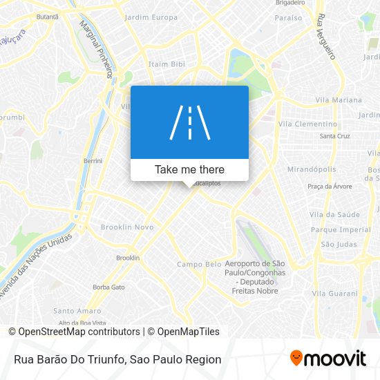 Rua Barão Do Triunfo map