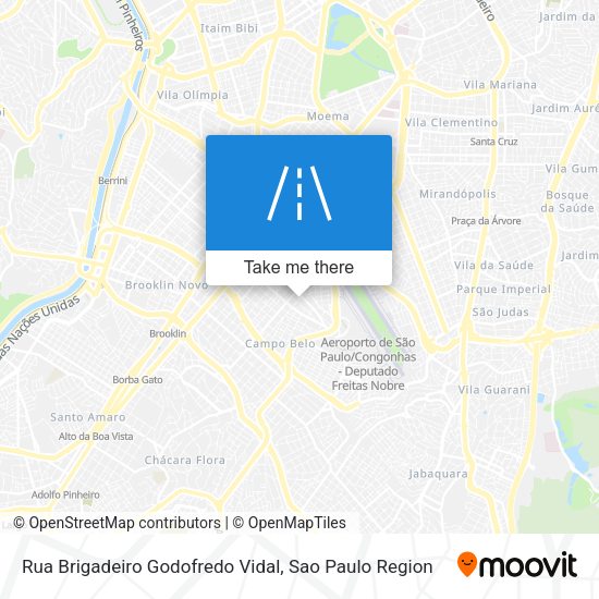 Rua Brigadeiro Godofredo Vidal map