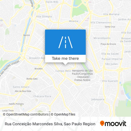 Mapa Rua Conceição Marcondes Silva