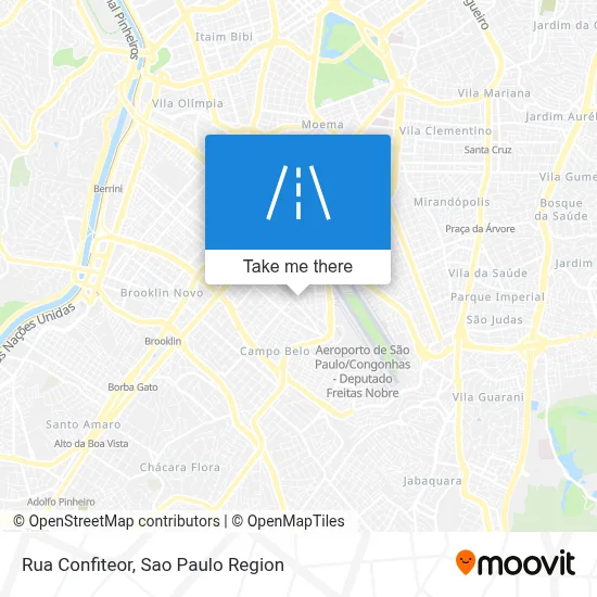 Rua Confiteor map