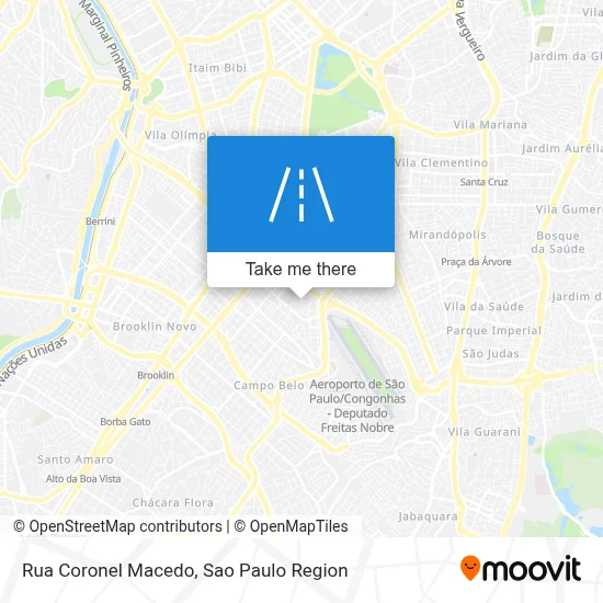 Rua Coronel Macedo map