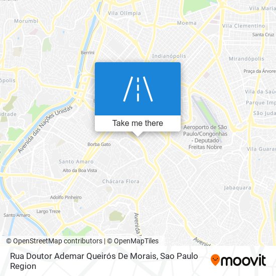 Rua Doutor Ademar Queirós De Morais map