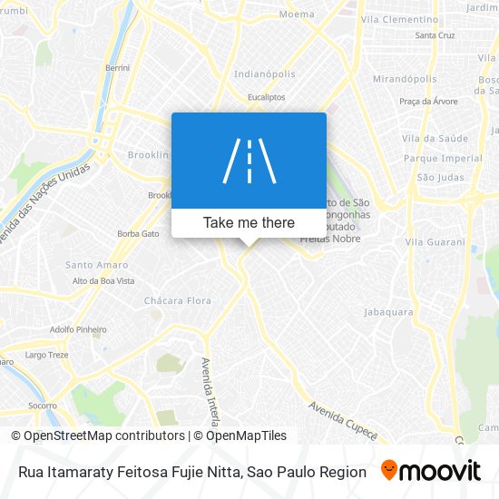 Rua Itamaraty Feitosa Fujie Nitta map