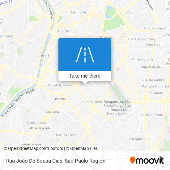 Mapa Rua João De Sousa Dias