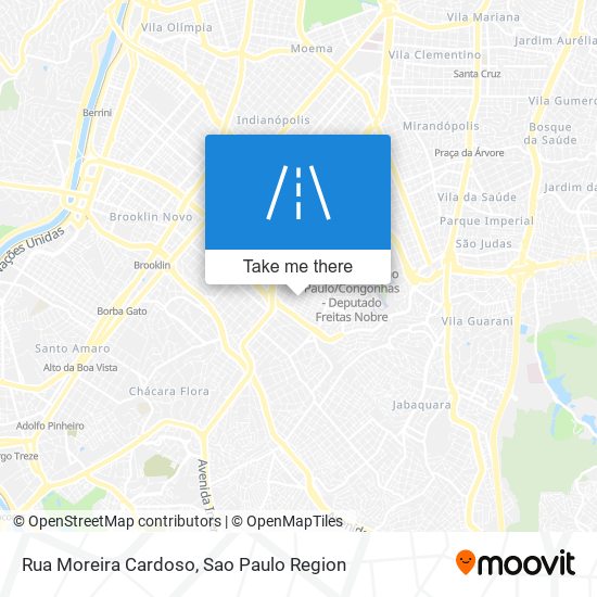 Rua Moreira Cardoso map