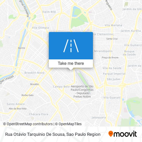 Mapa Rua Otávio Tarquínio De Sousa