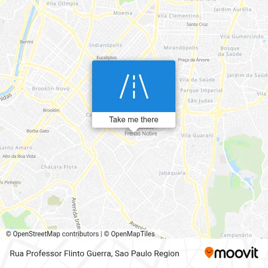 Rua Professor Flinto Guerra map