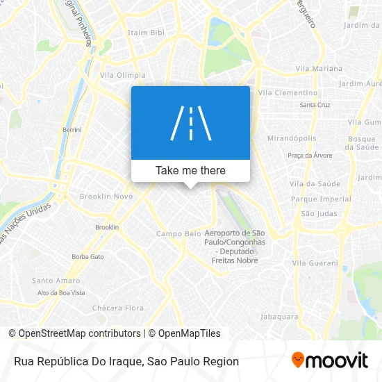Rua República Do Iraque map