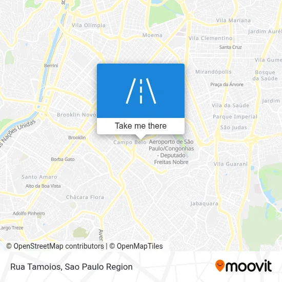 Rua Tamoios map
