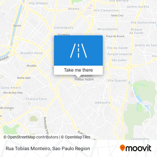 Rua Tobias Monteiro map