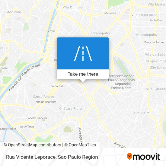 Rua Vicente Leporace map
