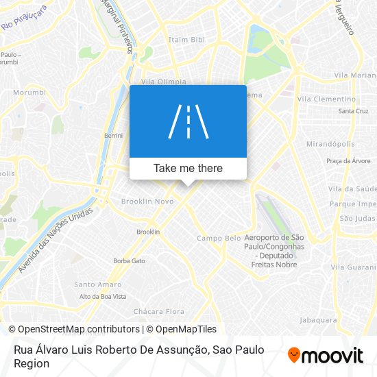 Rua Álvaro Luis Roberto De Assunção map