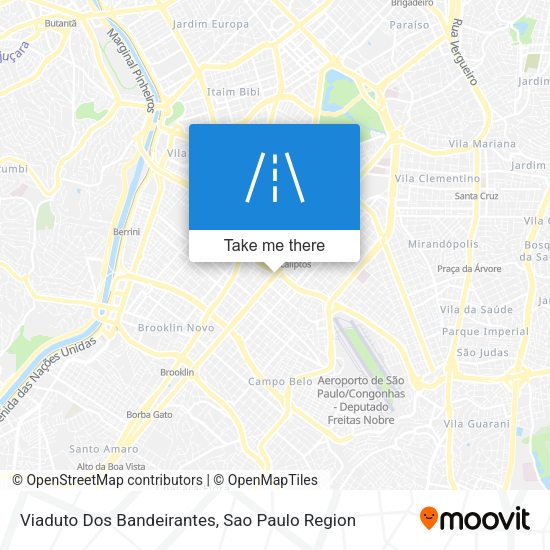 Viaduto Dos Bandeirantes map