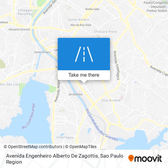 Avenida Engenheiro Alberto De Zagottis map