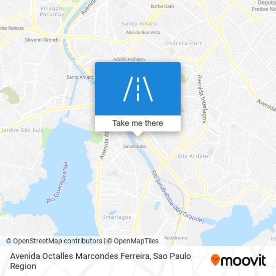 Avenida Octalles Marcondes Ferreira map