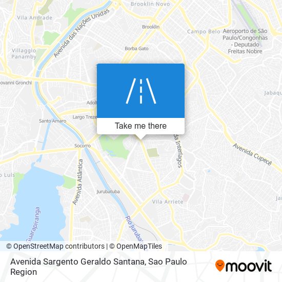 Avenida Sargento Geraldo Santana map