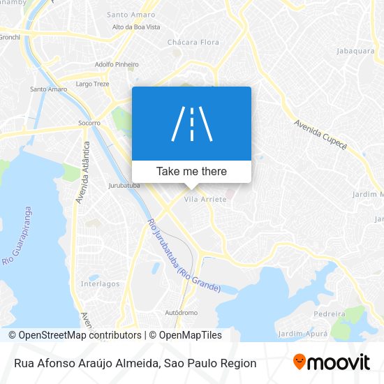 Rua Afonso Araújo Almeida map