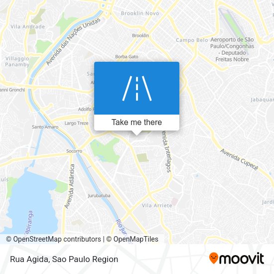 Rua Agida map