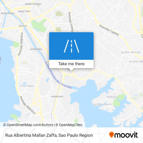 Rua Albertina Mallan Zaffa map