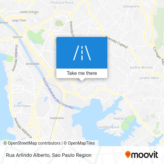 Rua Arlindo Alberto map