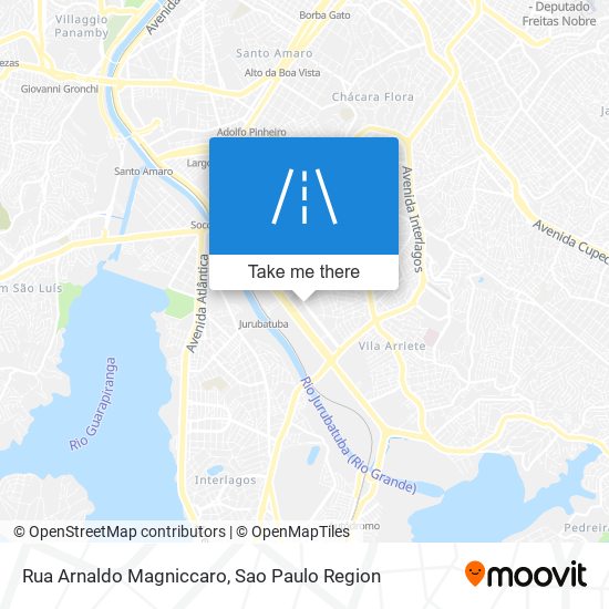 Rua Arnaldo Magniccaro map