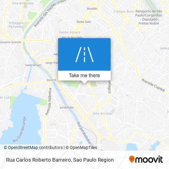 Mapa Rua Carlos Roberto Barreiro