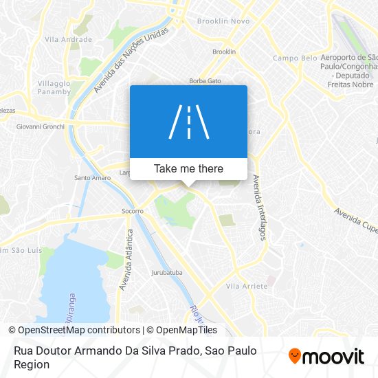 Rua Doutor Armando Da Silva Prado map