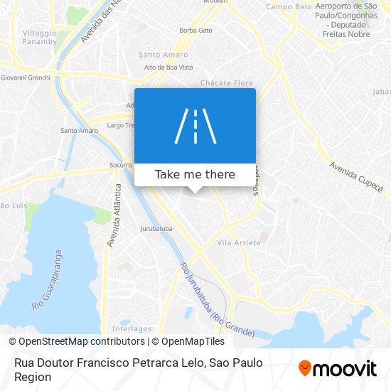 Mapa Rua Doutor Francisco Petrarca Lelo