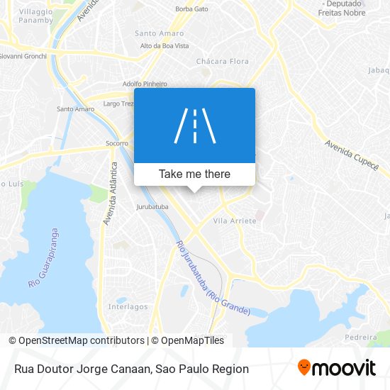 Rua Doutor Jorge Canaan map