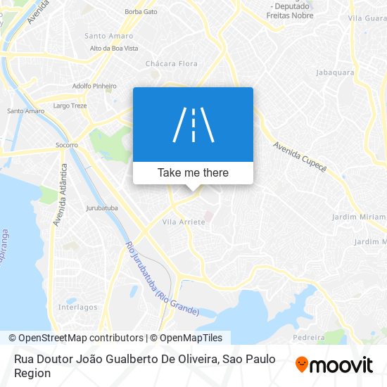 Rua Doutor João Gualberto De Oliveira map