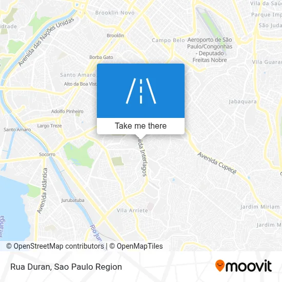 Rua Duran map