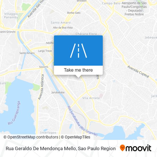 Rua Geraldo De Mendonça Mello map