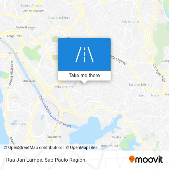 Rua Jan Lampe map