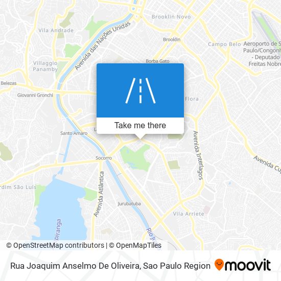 Mapa Rua Joaquim Anselmo De Oliveira