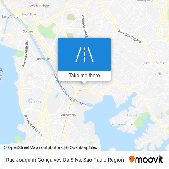 Mapa Rua Joaquim Gonçalves Da Silva