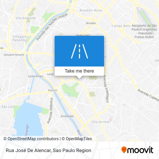 Rua José De Alencar map