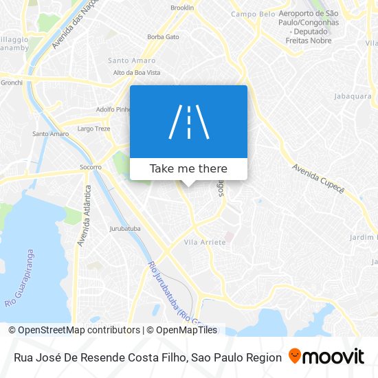 Mapa Rua José De Resende Costa Filho