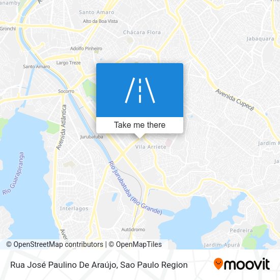 Rua José Paulino De Araújo map