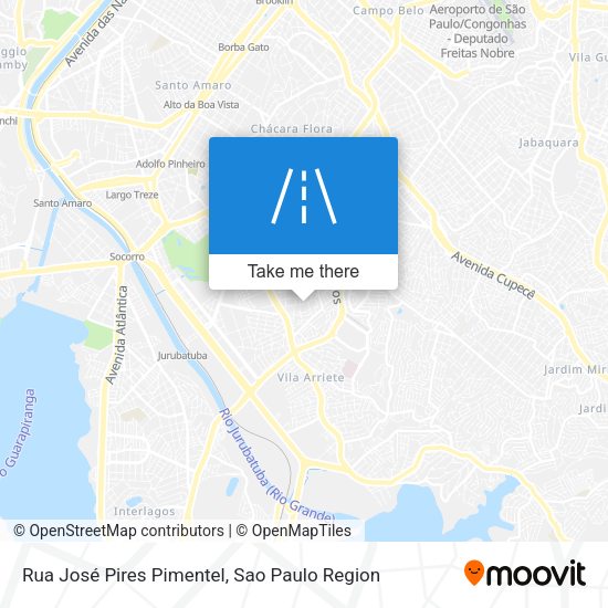 Rua José Pires Pimentel map