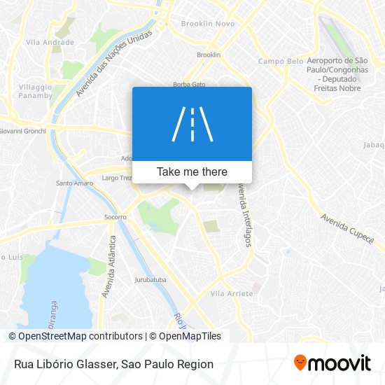 Mapa Rua Libório Glasser