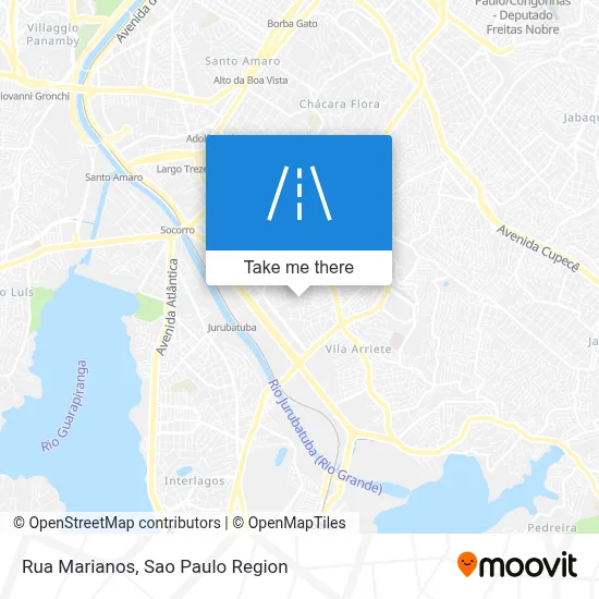 Rua Marianos map