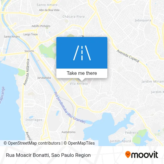 Rua Moacir Bonatti map