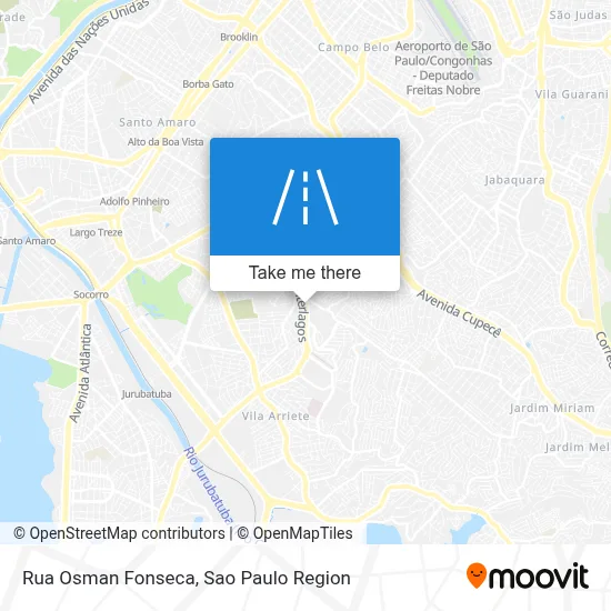 Rua Osman Fonseca map