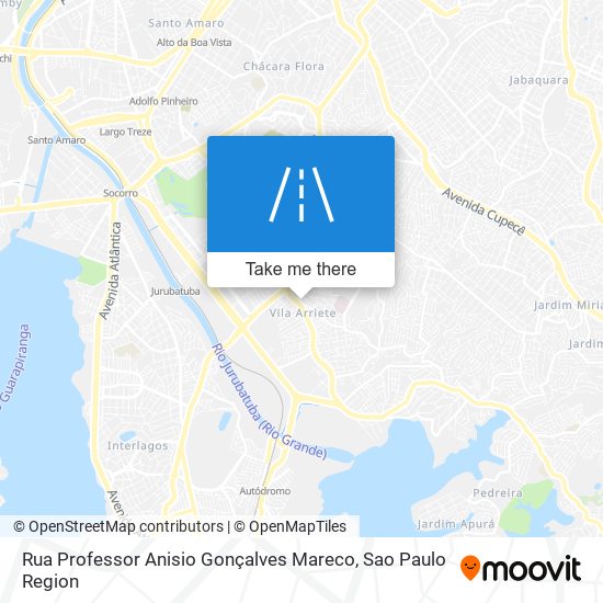 Rua Professor Anisio Gonçalves Mareco map