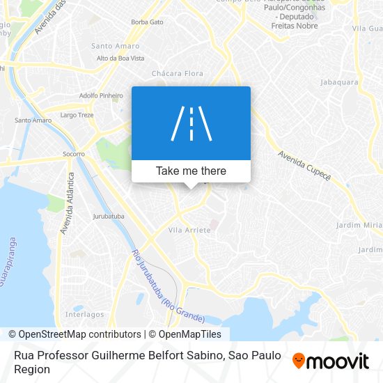 Rua Professor Guilherme Belfort Sabino map