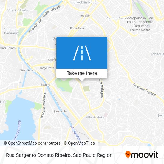 Rua Sargento Donato Ribeiro map