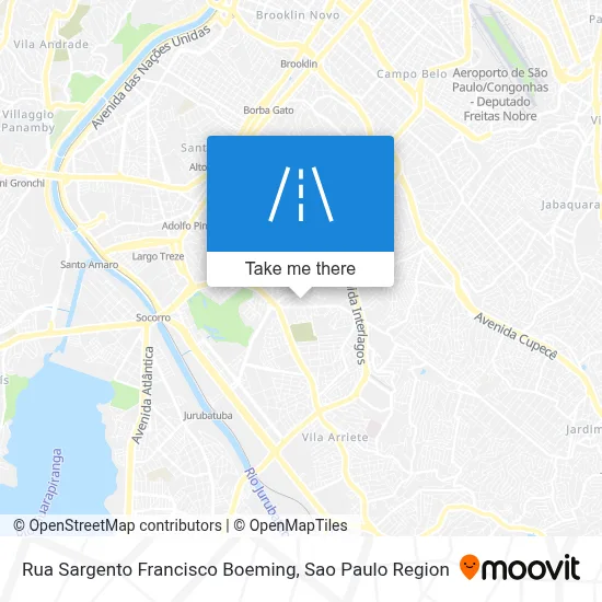 Rua Sargento Francisco Boeming map