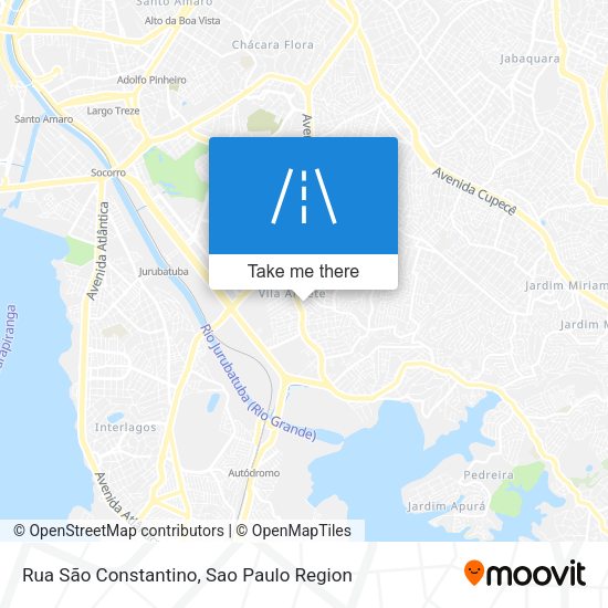 Rua São Constantino map