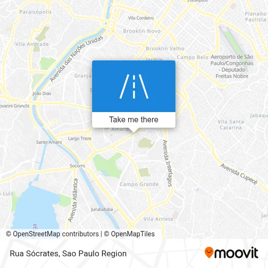 Rua Sócrates map
